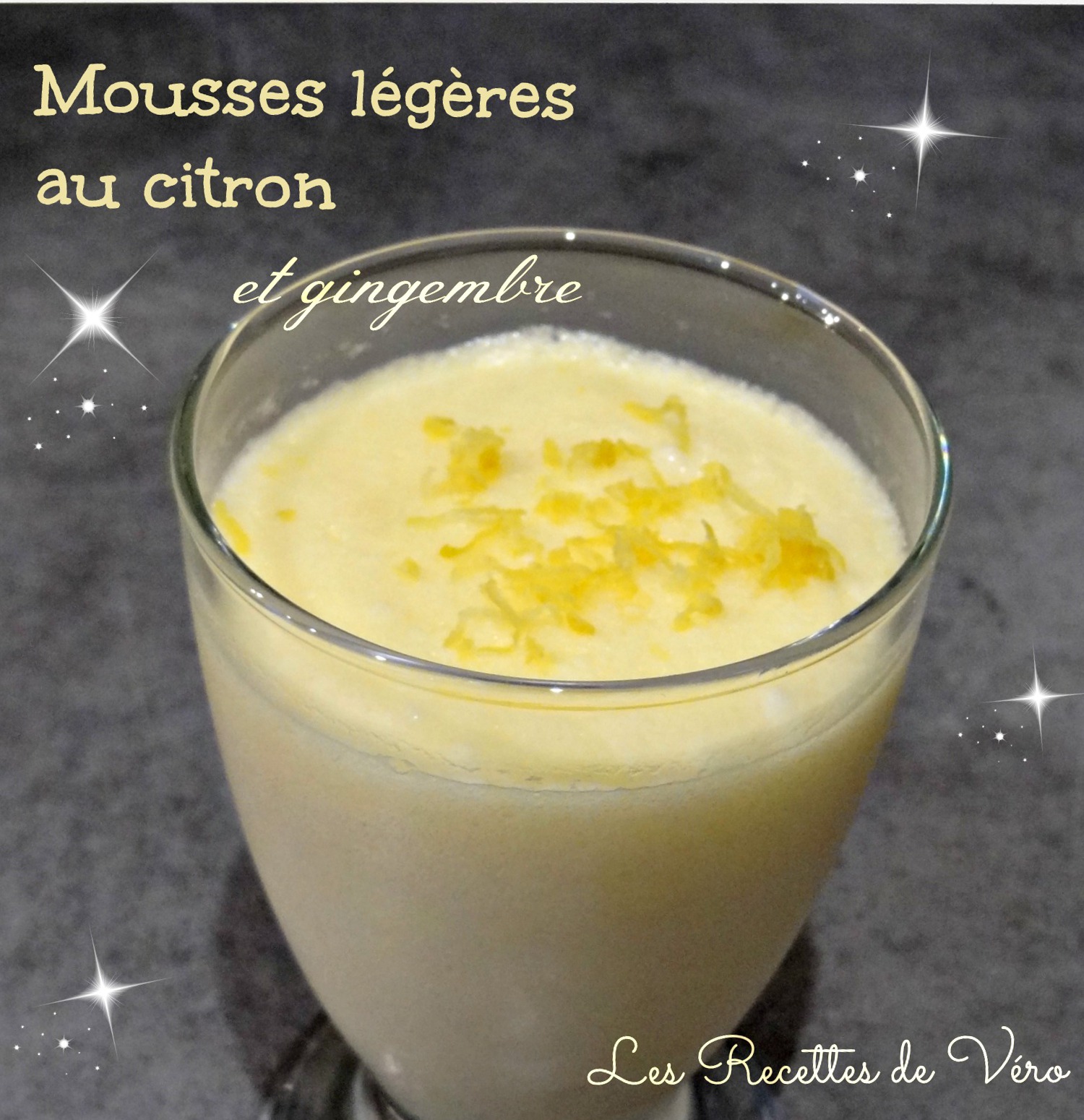 Verrine Mousse Citron Thermomix Recette De Verrine De Mousse Au Citron : La Recette Facile 23 Mousse légère au citron et gingembre, verrine - CakesandSweets.fr