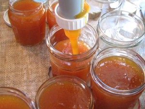 Mise en pot de la confiture