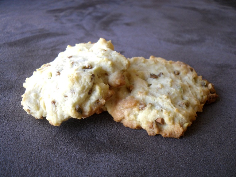 Cookies à la pistache et au chocolat blanc