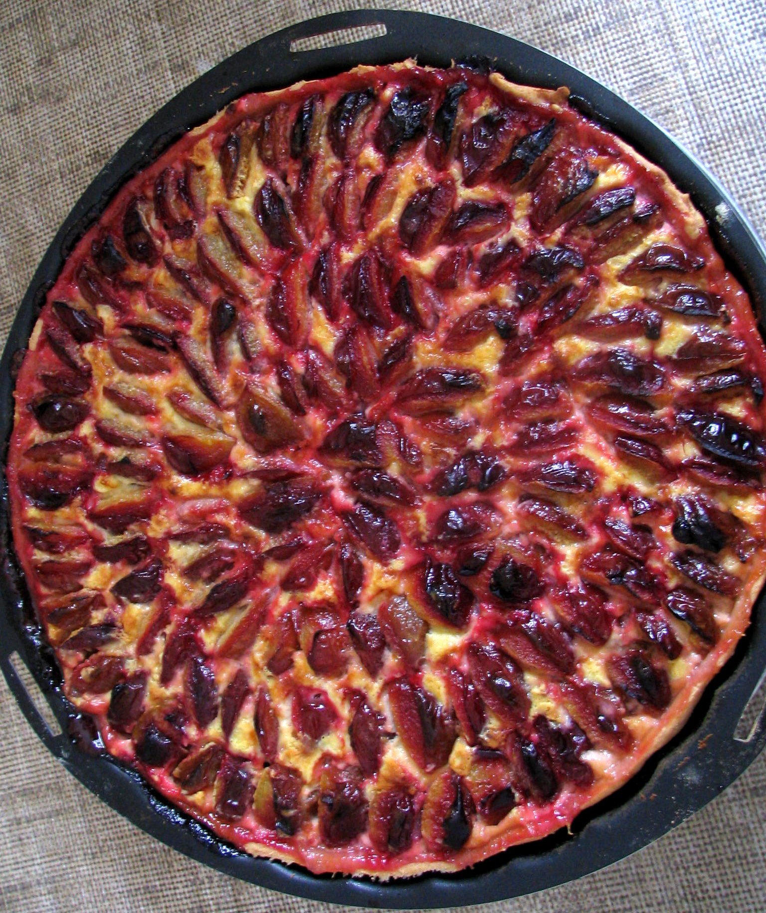 Tarte aux quetsches