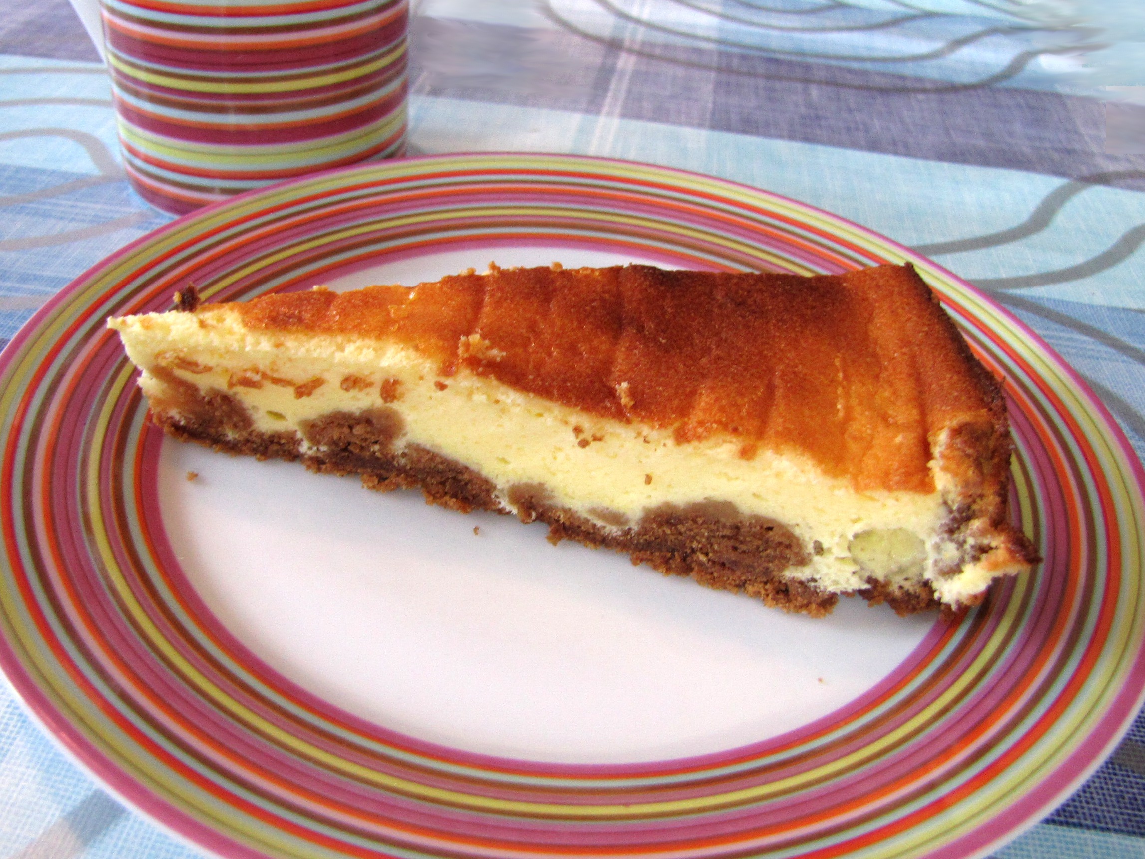 Tarte au fromage blanc et spéculoos