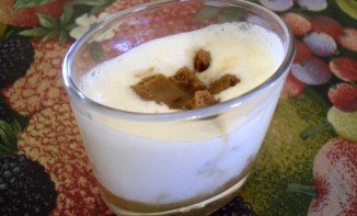 Verrine caramel au beurre salé, spéculoos et mascarpone