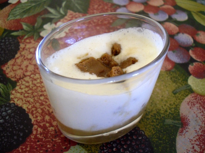 Verrine caramel au beurre salé, spéculoos et mascarpone