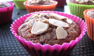 Muffins aux poires et pépites de chocolat