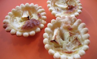 Mini tartelettes aux pommes, nappage à la bière