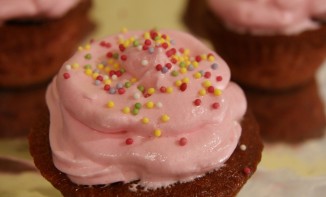 Cupcakes à la Framboise