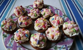 Cupcakes à la banane et beurre demi-sel