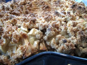 Le Streusel aux pommes