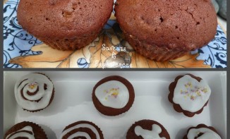 Cacao Cupcakes Américains