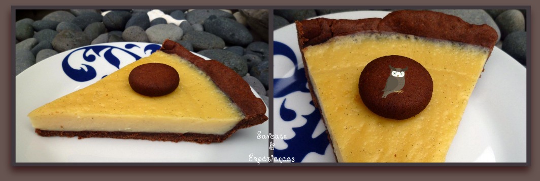 Tarte au flan pâte choco