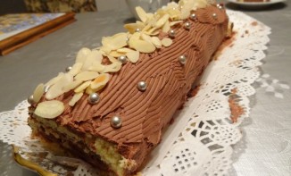 Bûche de Noël au chocolat