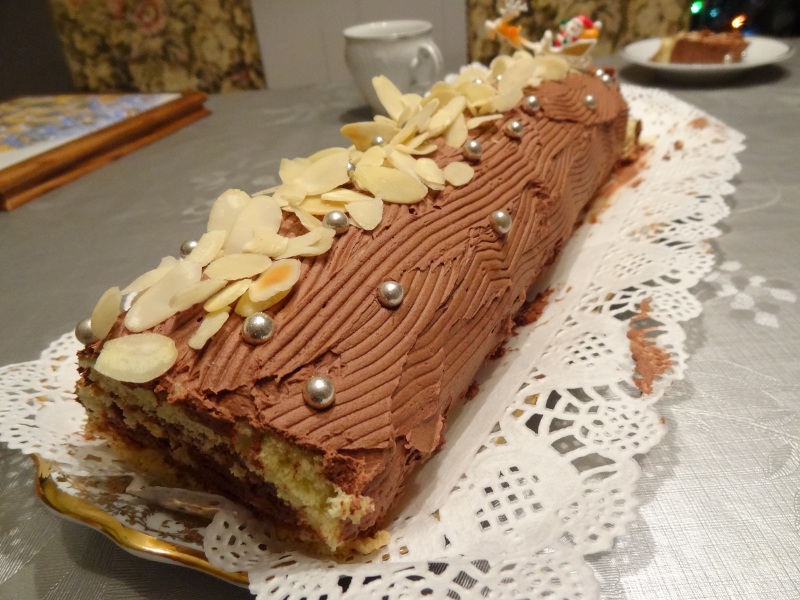 buche de noël au chocolat