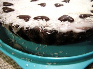 Gâteau au chocolat et à la noix de coco 