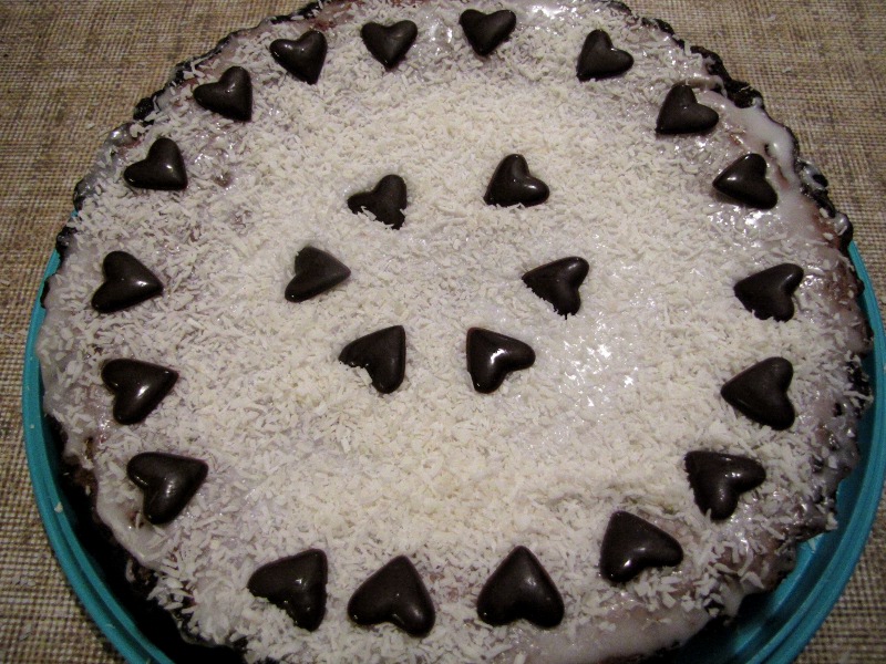 Gâteau au chocolat et à la noix de coco