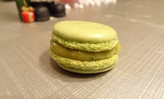 Macarons au thé matcha