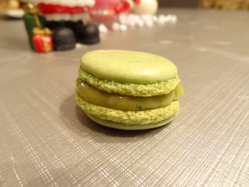 Macarons au thé matcha