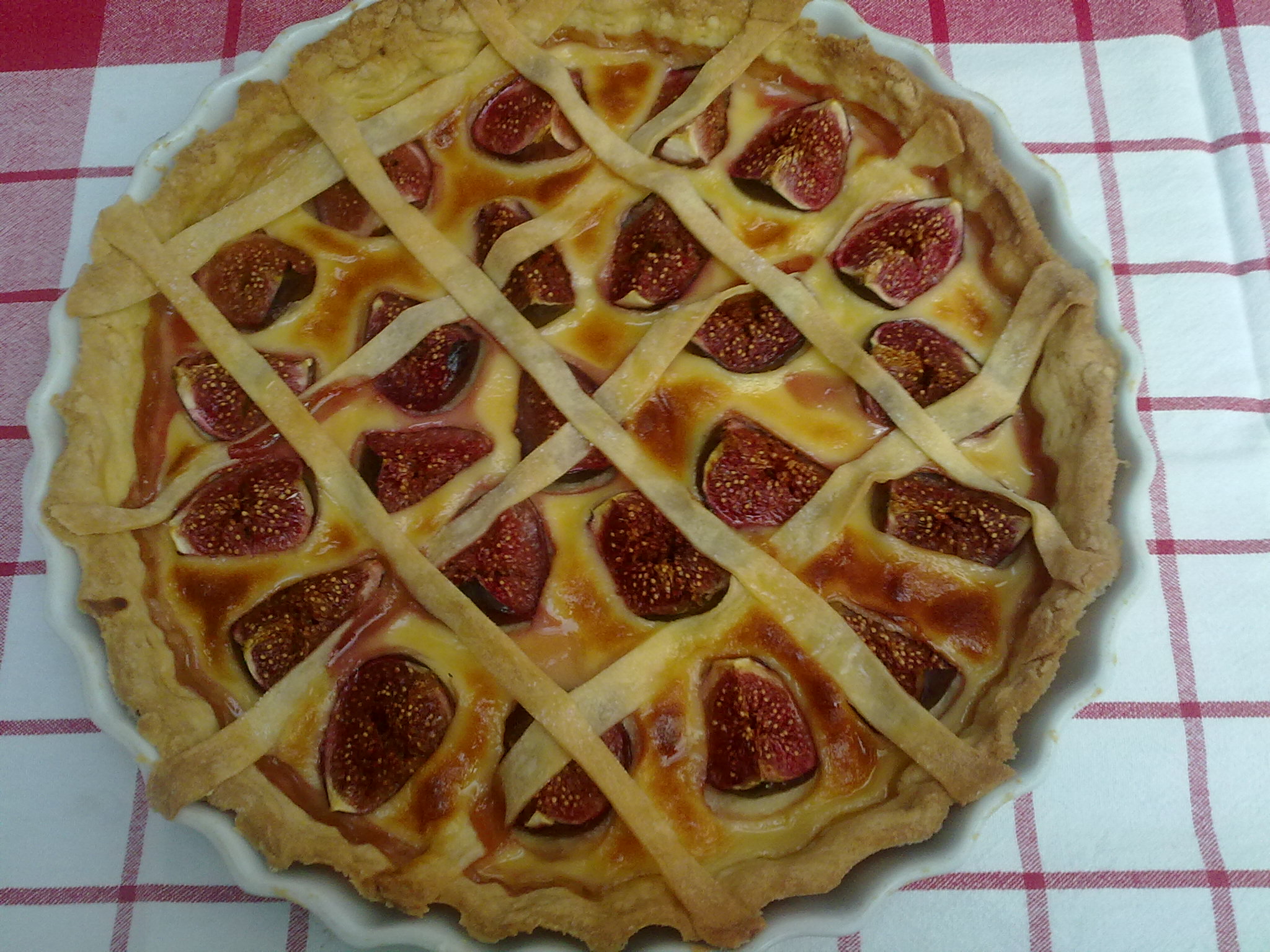 Tarte aux figues et miel