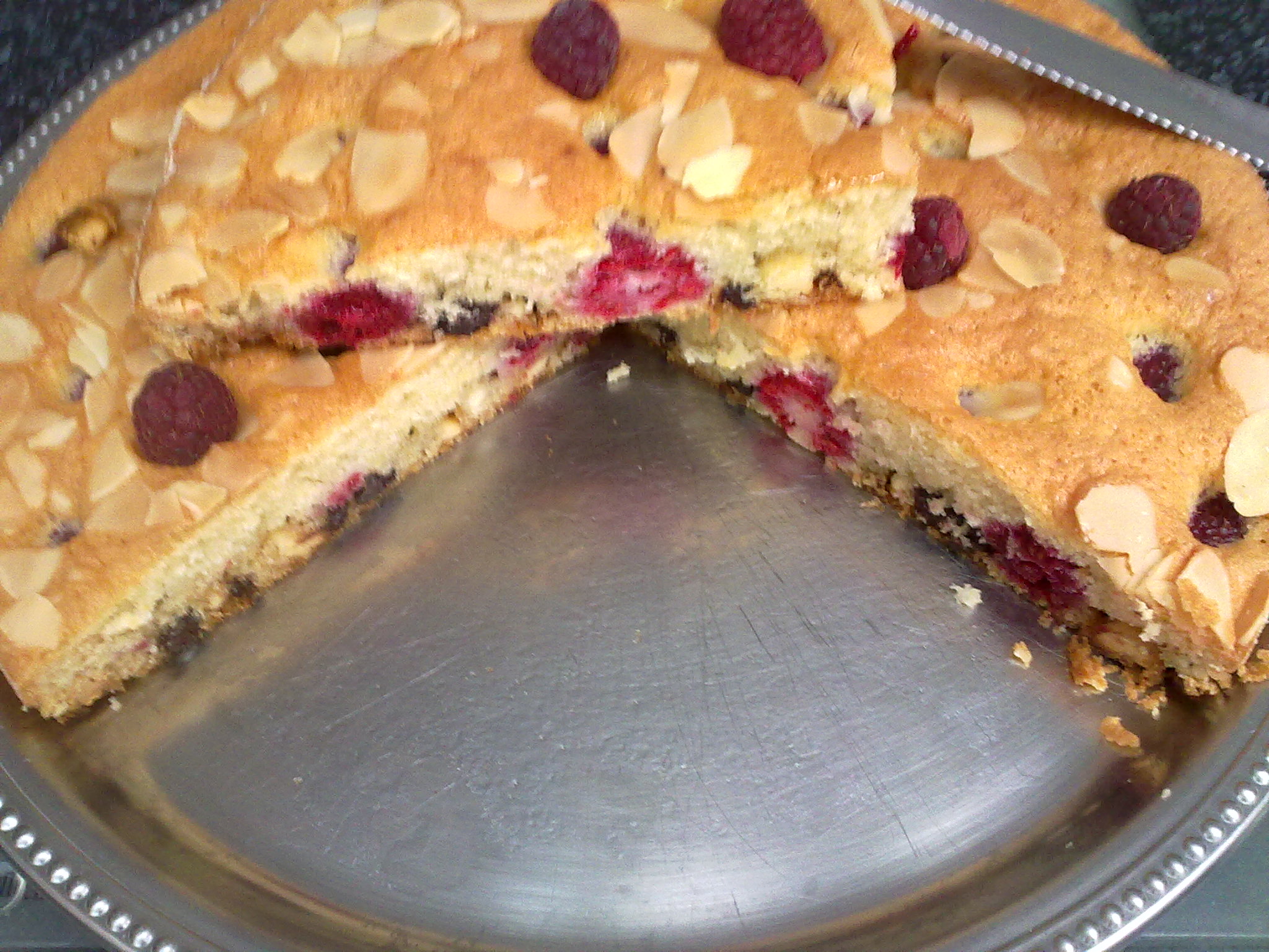 Gâteau aux framboises ou Pims