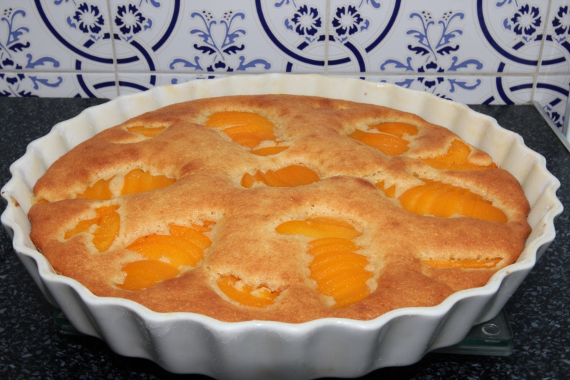 Gâteau Amandine aux Pêches