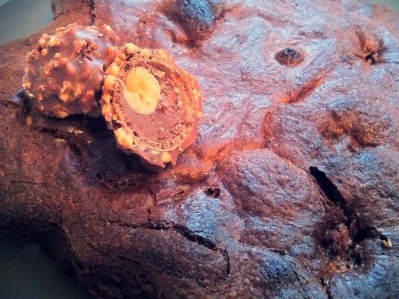 Brownie chocolat noir et Ferrero Rocher