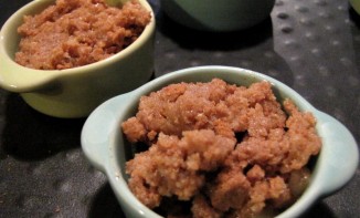 Crumble aux pommes et Spéculoos