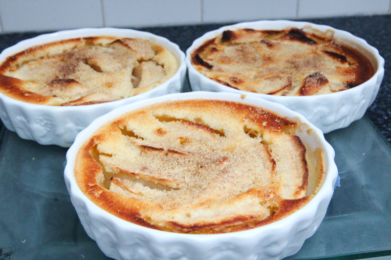 Clafoutis aux pommes et cannelle