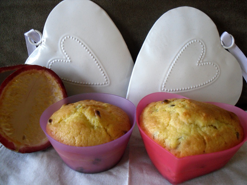 Muffins aux fruits de la passion