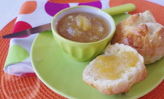 Confiture de pommes poires vanillées à la fève tonka