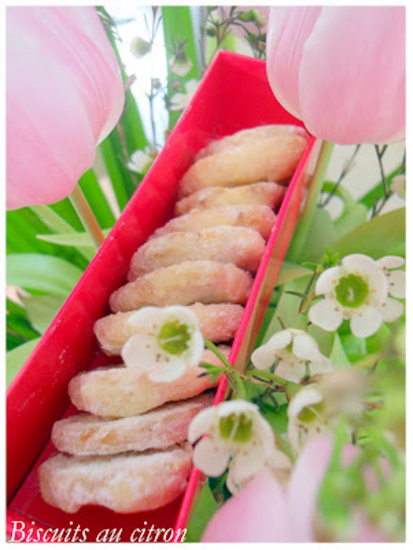biscuits au citron