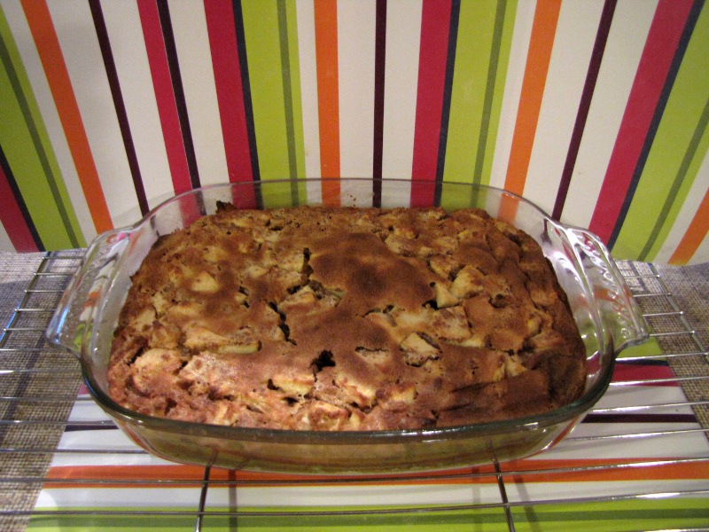 Clafoutis aux pommes, Spéculoos et beurre demi-sel