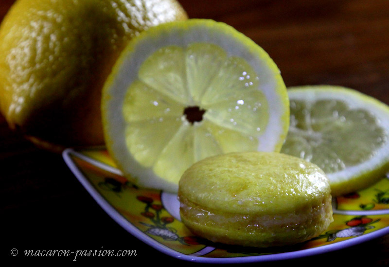 Macaron façon tarte au citron