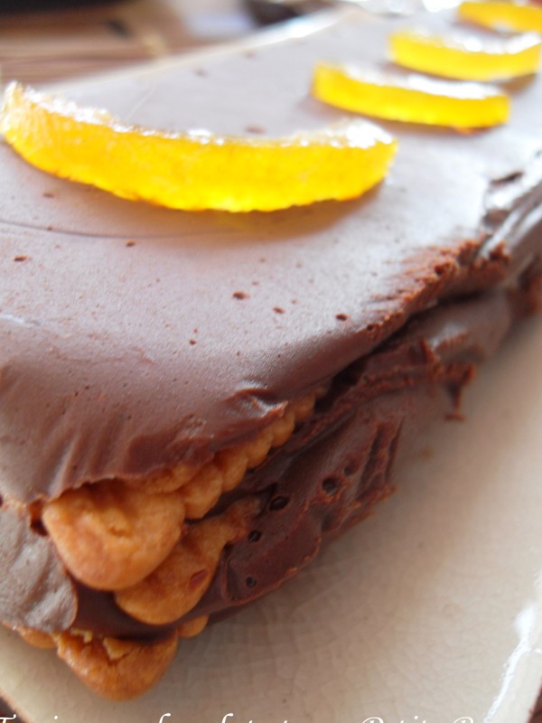 Terrine au Chocolat et aux Petits Beurre