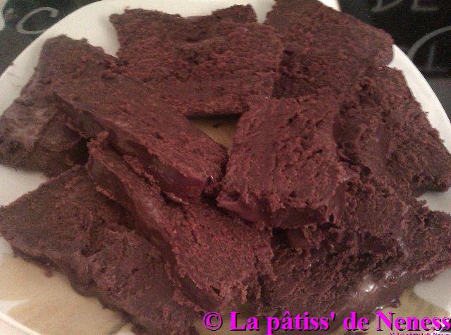 Tranches fondantes au chocolat et praliné