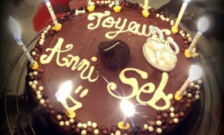 Gâteau d'anniversaire aux Oréos