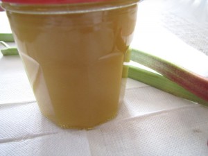 Confiture de rhubarbe 