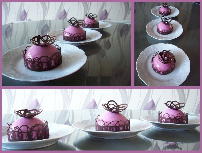 Entremet Chocolat Blanc Et Fraises Recettes De Desserts Plus De 1000 Recettes Sur Cakesandsweets Fr