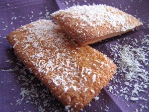 Financier à la noix de coco