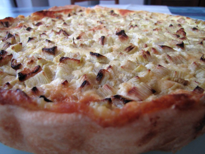 Tarte à la rhubarbe
