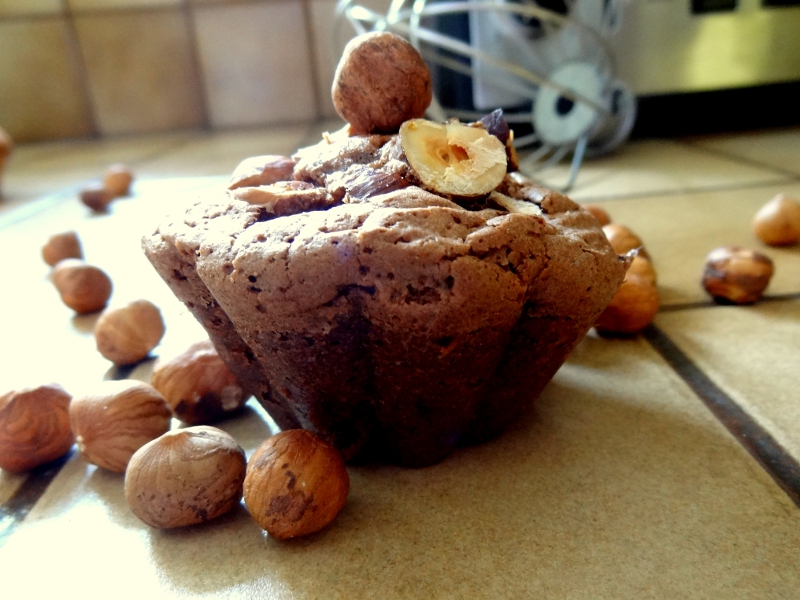 Muffins choco-noisette