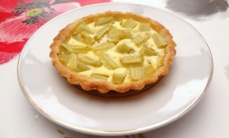 tartelettes à la rhubarbe