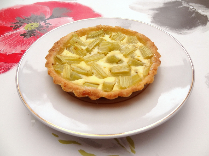 tartelettes à la rhubarbe