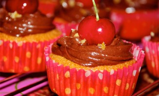 Cupcakes Choco-Cerise