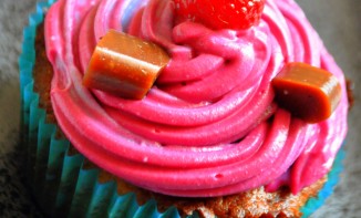 Cupcakes Framboises/Carambar