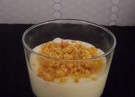 Recette de la Verrine Délice tropical / breton, par Evelyne