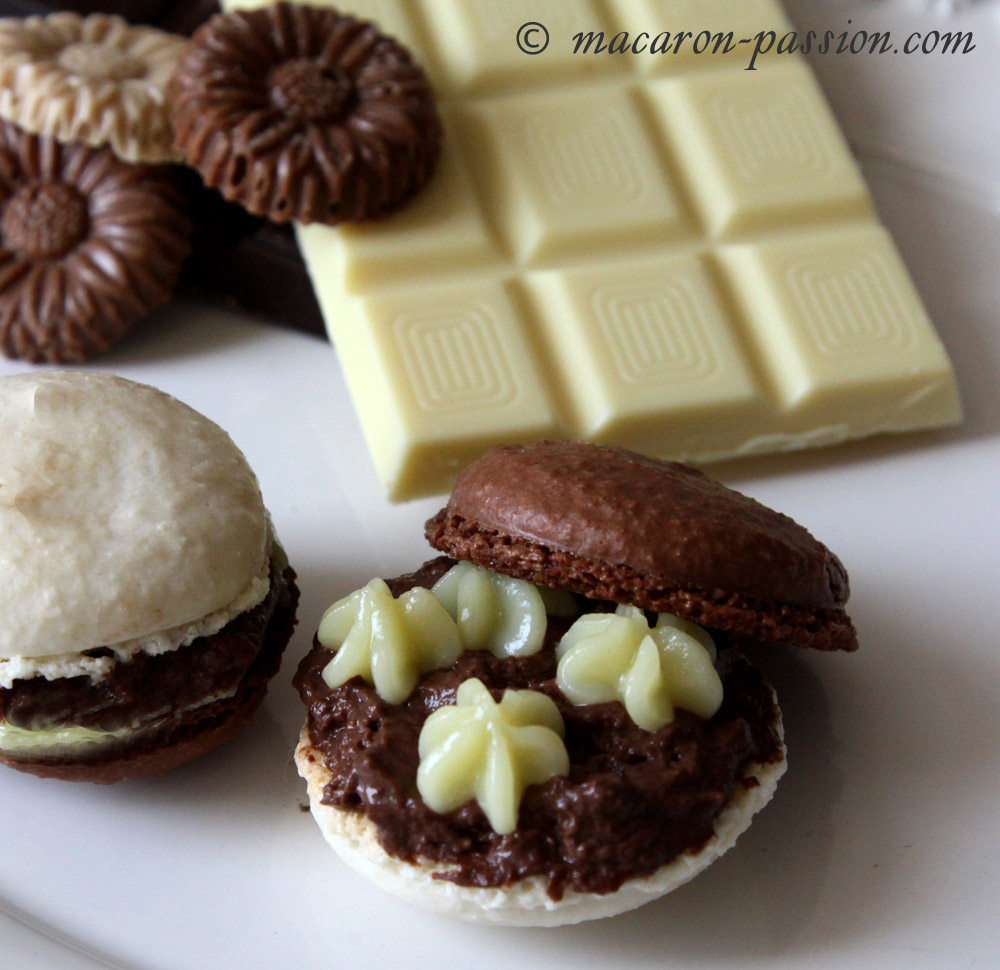 Macarons 3 chocolats