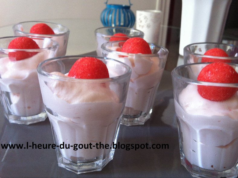 Mousse à la Fraise Tagada