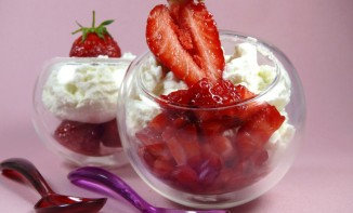 Tartare de fraises au Fontainebleau