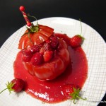 Tomate farcie aux fraises