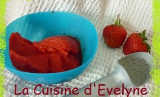 Recette de Sorbet à la fraise