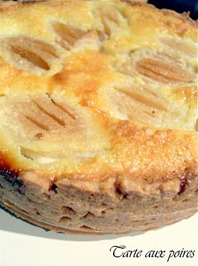 Tarte aux poires